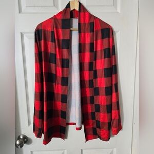 Women's Boutique Open Front Shirt Cardigan Sz XL